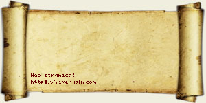 Josip Debeljak vizit kartica